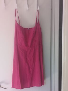 Old Navy Hot Pink Spaghetti-Strap Midi Dress